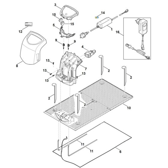 Docking Station for Stihl RMI 422.2