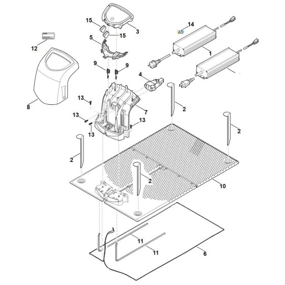 Docking Station for Stihl RMI 632.1 P
