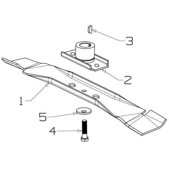 Blade Assembly for Morrison Mower
