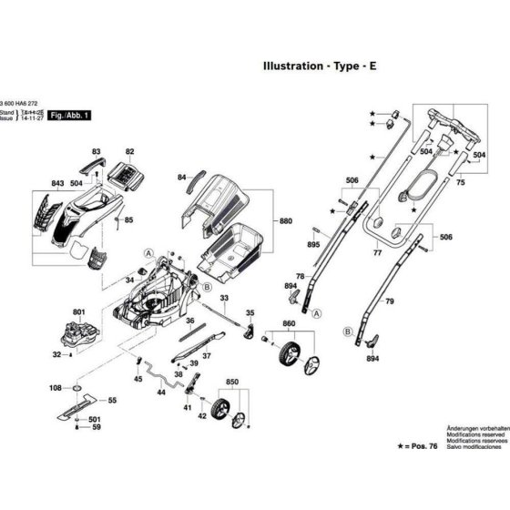 Bosch Rotak 36 R Assembly