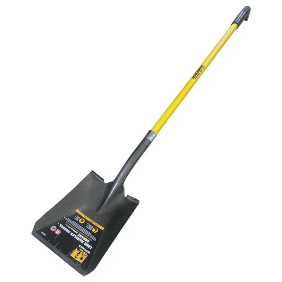 Roughneck Square Shovel Long Fibreglass Handle 146cm