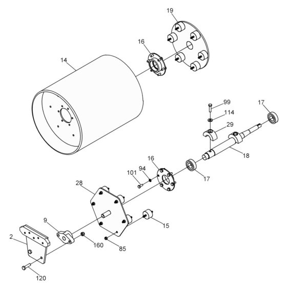 Drum Assembly for RS600