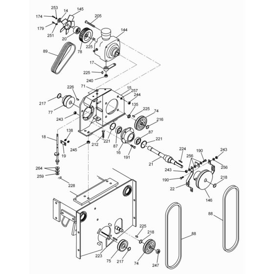 Transmission Assembly for RSS800A