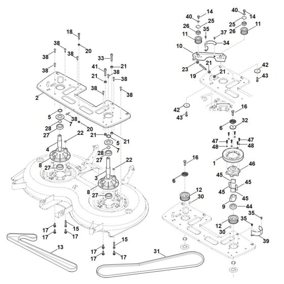 Blade Drive for Stihl Mower