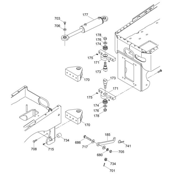 Steering Joint for Wacker RT56-SC