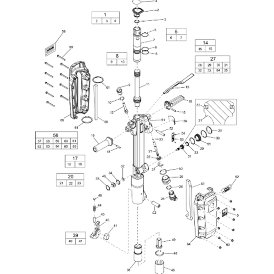 Main Assembly for RTEX (H25)