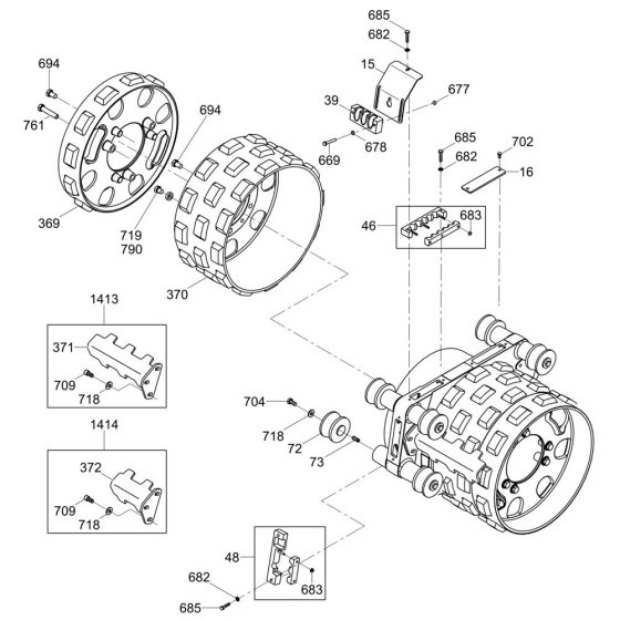 Front Drum Assembly