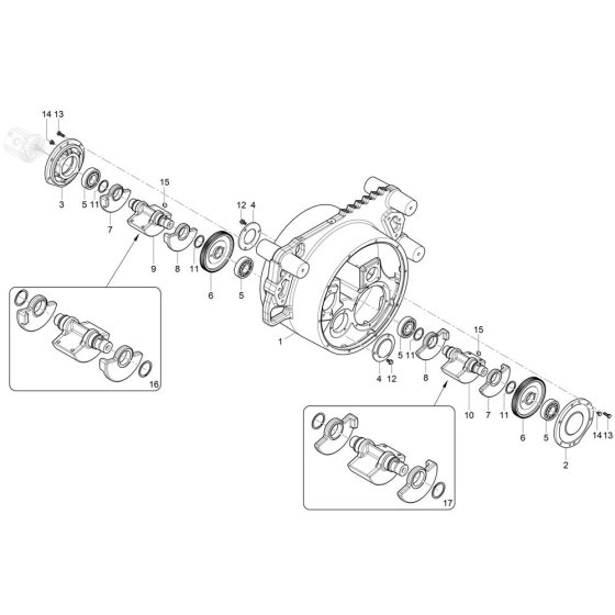 Exciter Assembly for Wacker RTSC3