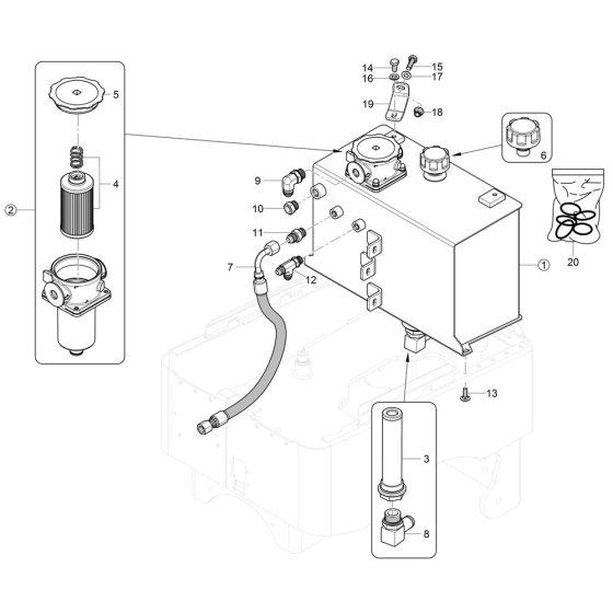 Hydraulic Tank Assembly