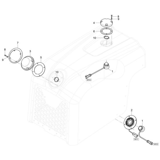Infrared Sensor for Wacker RTSC3