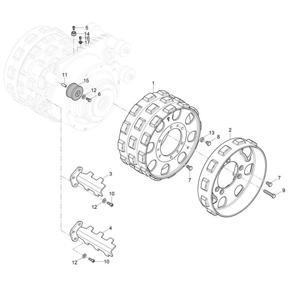 Drum Assembly for Wacker RTSC3