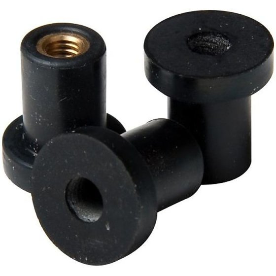 Rubber Anchor Nut, Size: M5 x 25, Sold Individually