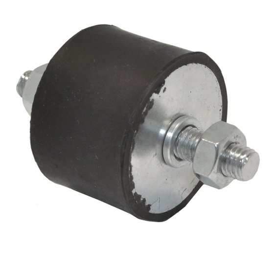 Rubber Mount Male/Male 50x30mm M10 Thread