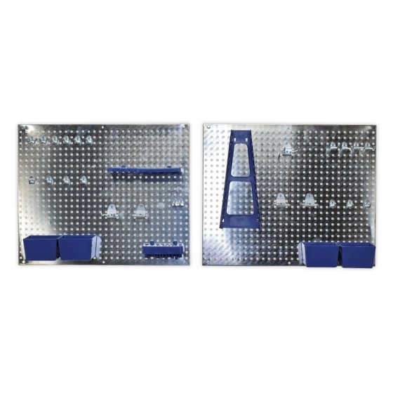 Wall Storage Pegboard Set 34pc Sealey Part No. S01102