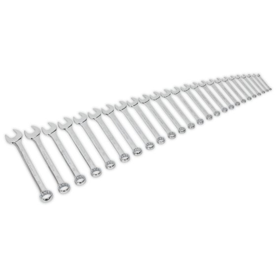 Combination Spanner Set 25pc Metric Sealey Part No. S0564