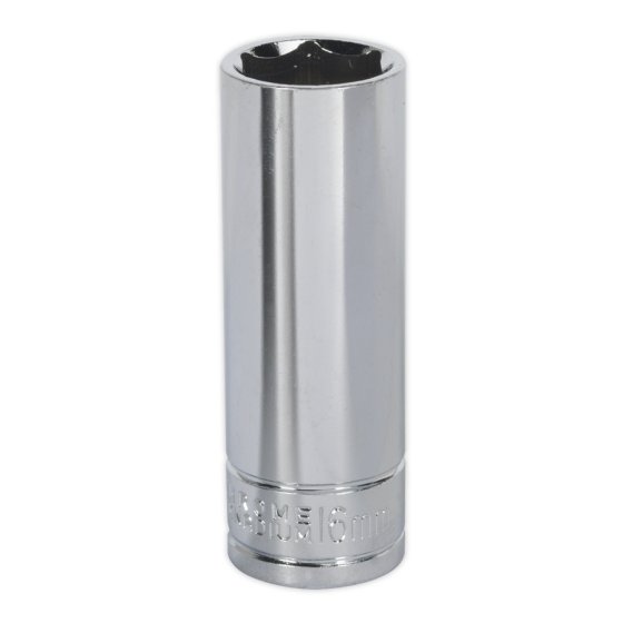 WallDrive Socket 16mm Deep 3/8"Sq Drive Sealey Part No. S0594