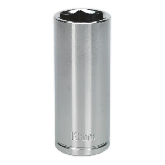 WallDrive Socket 19mm Deep 3/8"Sq Drive Sealey Part No. S0597