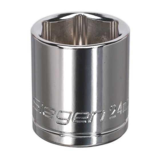 WallDrive Socket 24mm 1/2"Sq Drive Sealey Part No. S0661