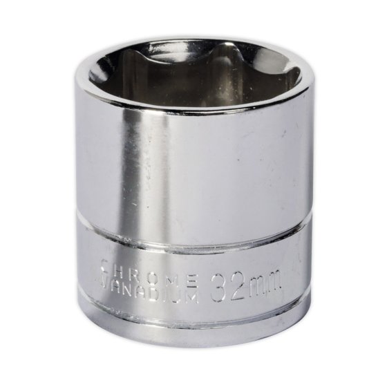 WallDrive Socket 32mm 1/2"Sq Drive Sealey Part No. S0665