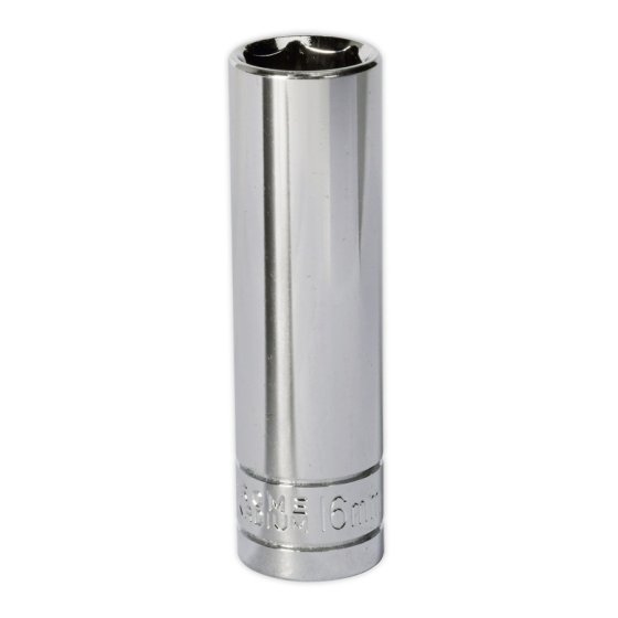 WallDrive Socket 16mm Deep 1/2"Sq Drive Sealey Part No. S0672