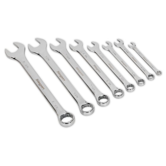 Combination Spanner Set 8pc Whitworth Sealey Part No. S0870