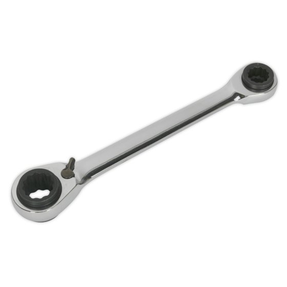 Ratchet Ring Spanner 4-in-1 Reversible Metric Sealey Part No. S0983