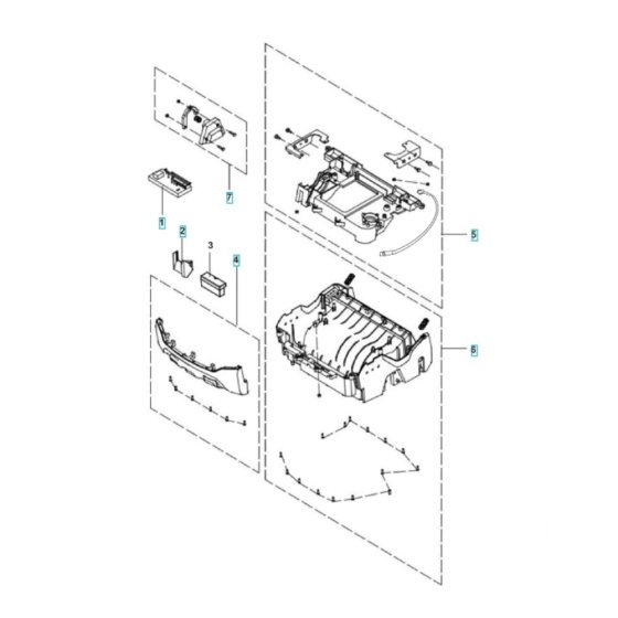 Chassis Frame for Husqvarna S 138i
