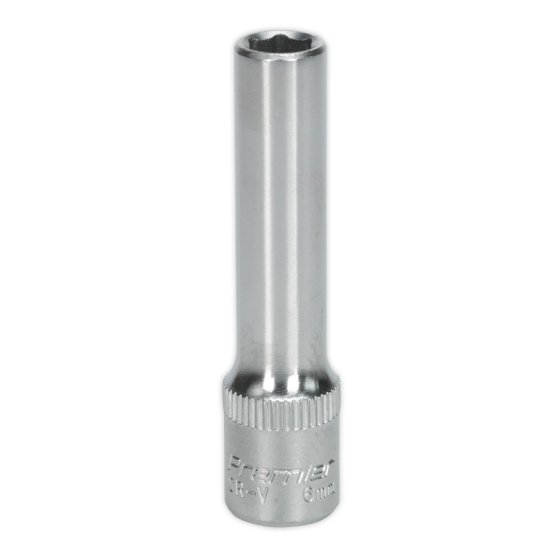 WallDrive Socket 6mm Deep 1/4"Sq Drive Sealey Part No. S1406D