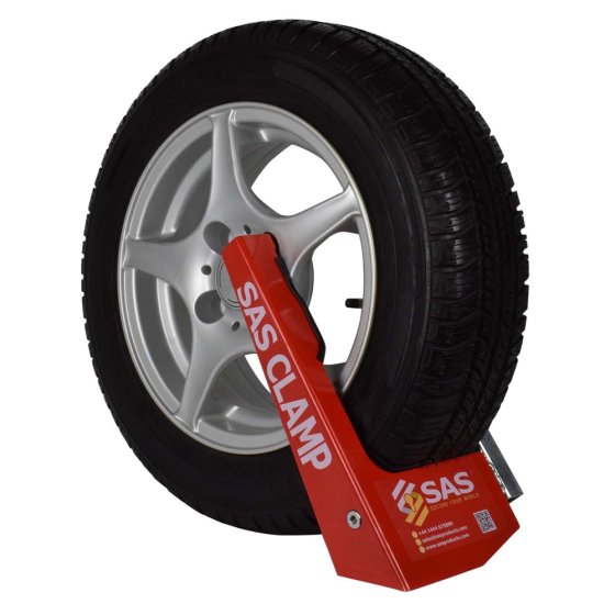 Supaclamp Duo Silver Wheelclamp in case