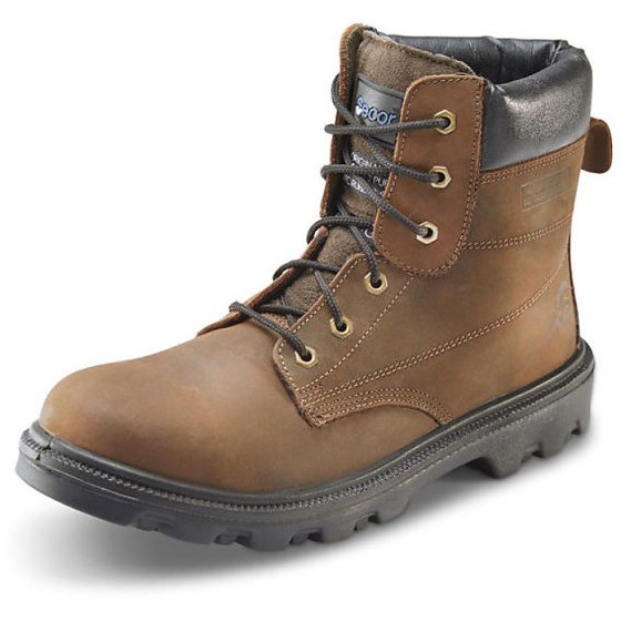Sherpa Boot 6 Inch Dual Density 200 Joule Steel Toe Cap Brown Size 11