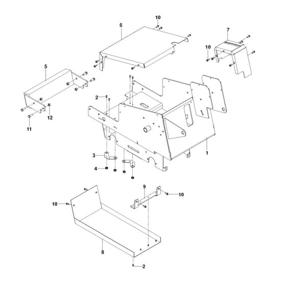 Frame Assembly for Husqvarna SC18A
