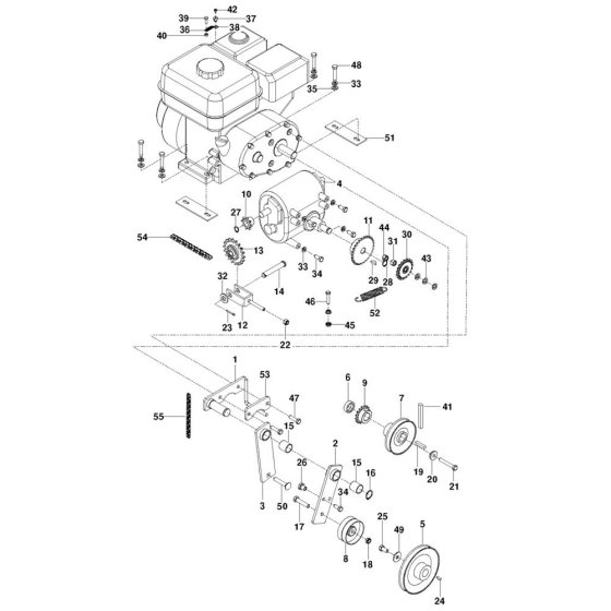 Drive Assembly for Husqvarna