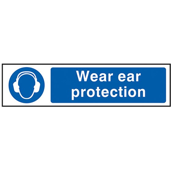 Wear Ear Protection - PVC 200 x 50mm by Scan - 5016