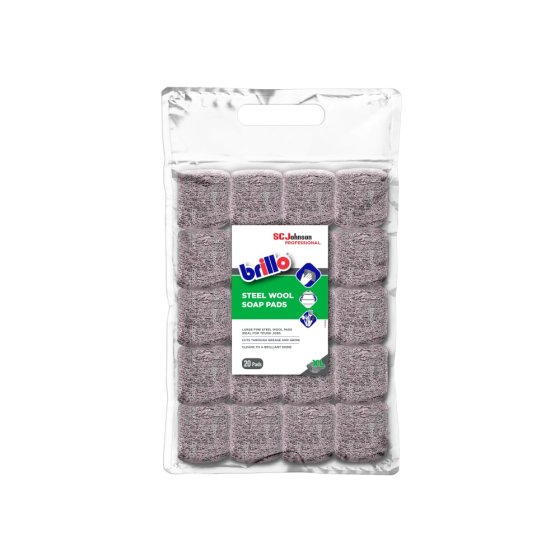 Brillo® Steel Wool Soap Pads (Pack 20)