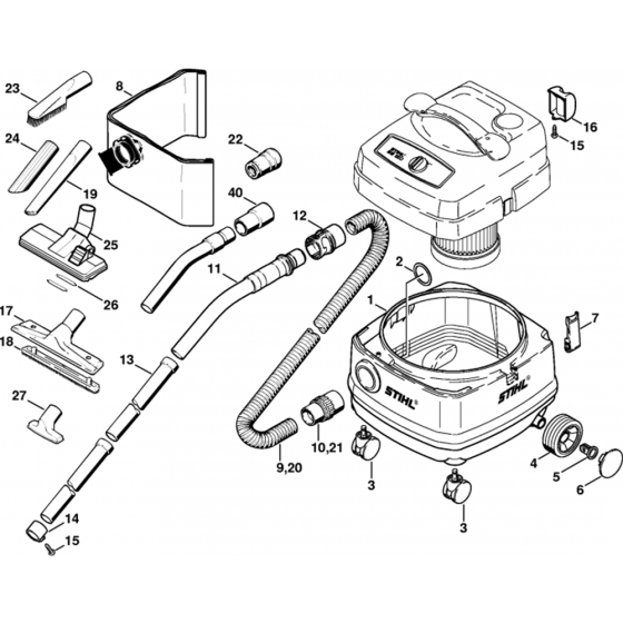 Container, Tools Assembly