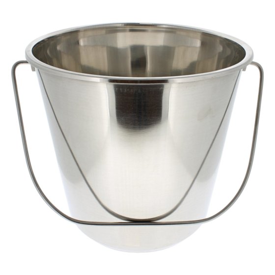 12L Heavy-Duty Stainless Steel Bucket
