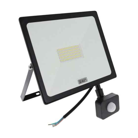 Extra Slim Floodlight 4500lm with PIR Sensor 50W SMD LED