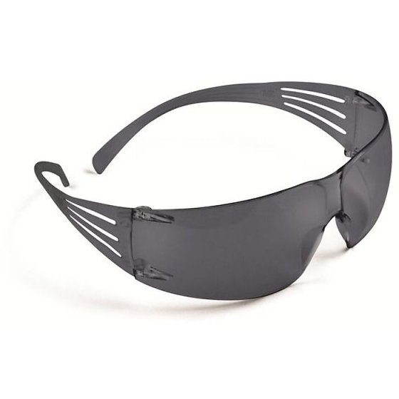 3m Securefit Safety Spectacles SF200 Series Temple Diffusion Eye-wear Grey