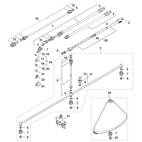 Stihl SGA 85 Accessories