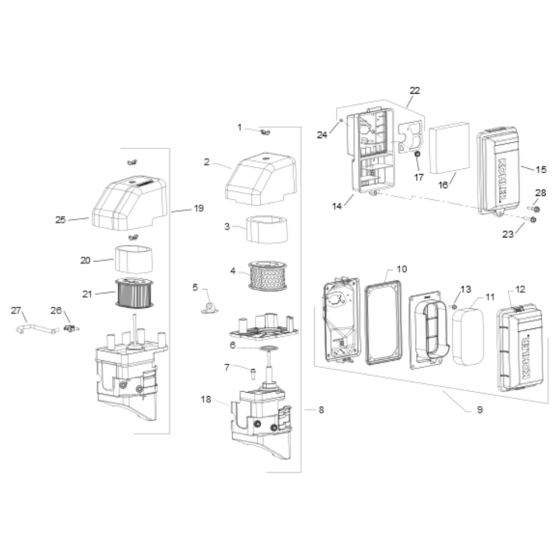 Air Intake for Kohler SH255