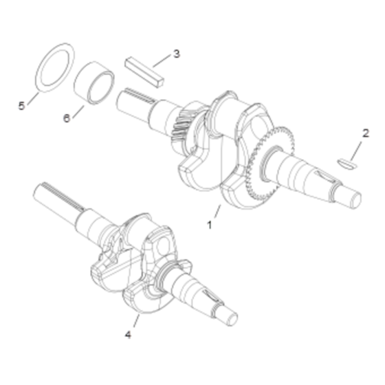 Crankshaft for Kohler SH270