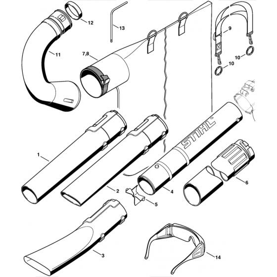 Nozzle & Vacuum for Stihl SH55