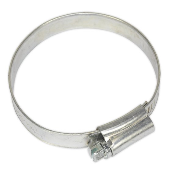 Hose Clip Zinc Plated Dia.44-64mm Pack of 20 Sealey Part No. SHC2X