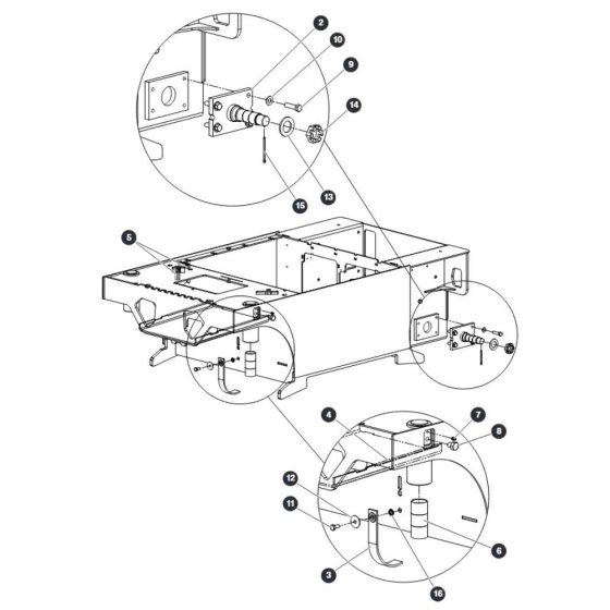 Chassis for Skyjack SJ12 E Vertical Mast