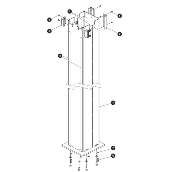 Mast 4 for Skyjack SJ12 E Vertical Mast