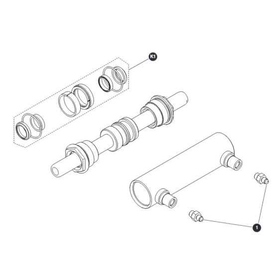 Steer Cylinder for Skyjack SJ12 E Vertical Mast