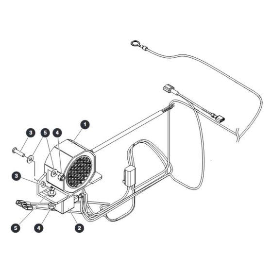 White Noise Alarm for Skyjack SJ12 E Vertical Mast
