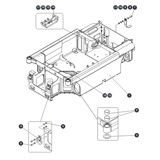 Base for Skyjack SJ16 Access Platforms