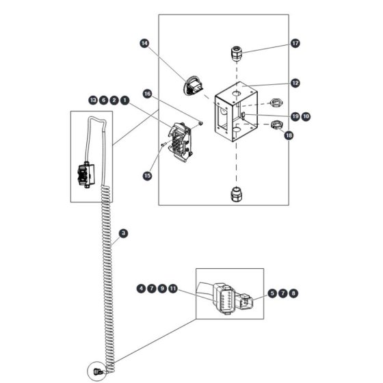 Control Cable for Skyjack SJ16 Access Platforms