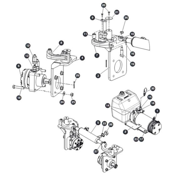 Drive and Steer for Skyjack SJ16 Access Platforms